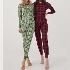 Pact 100% organic cotton birch tree pajama set - NWT - S - please read!
